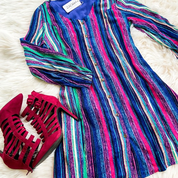 Vintage Style Shirt Dress - Picture 5 of 5